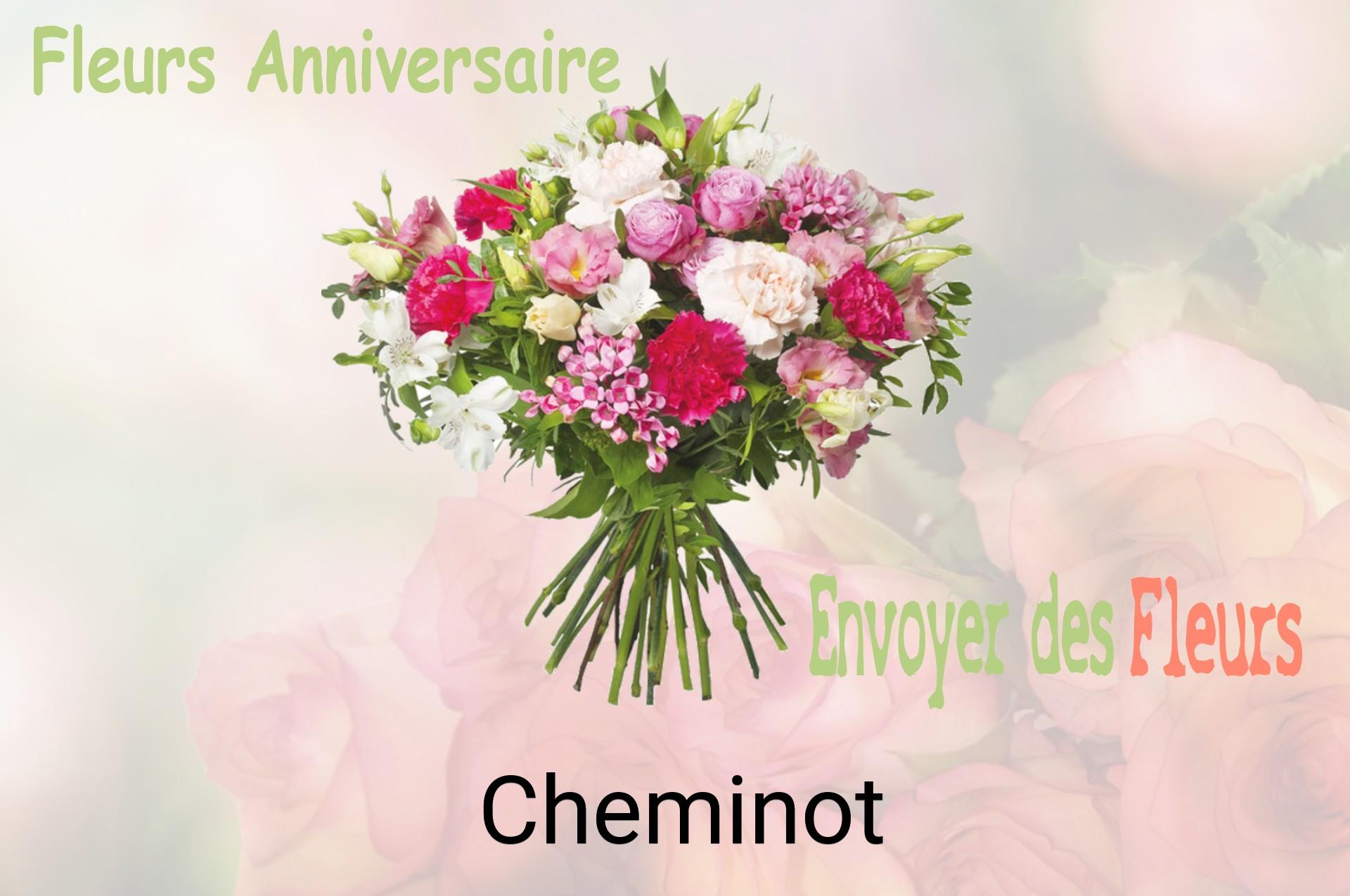 Bouquet de fleurs d’anniversaire livré à Cheminot